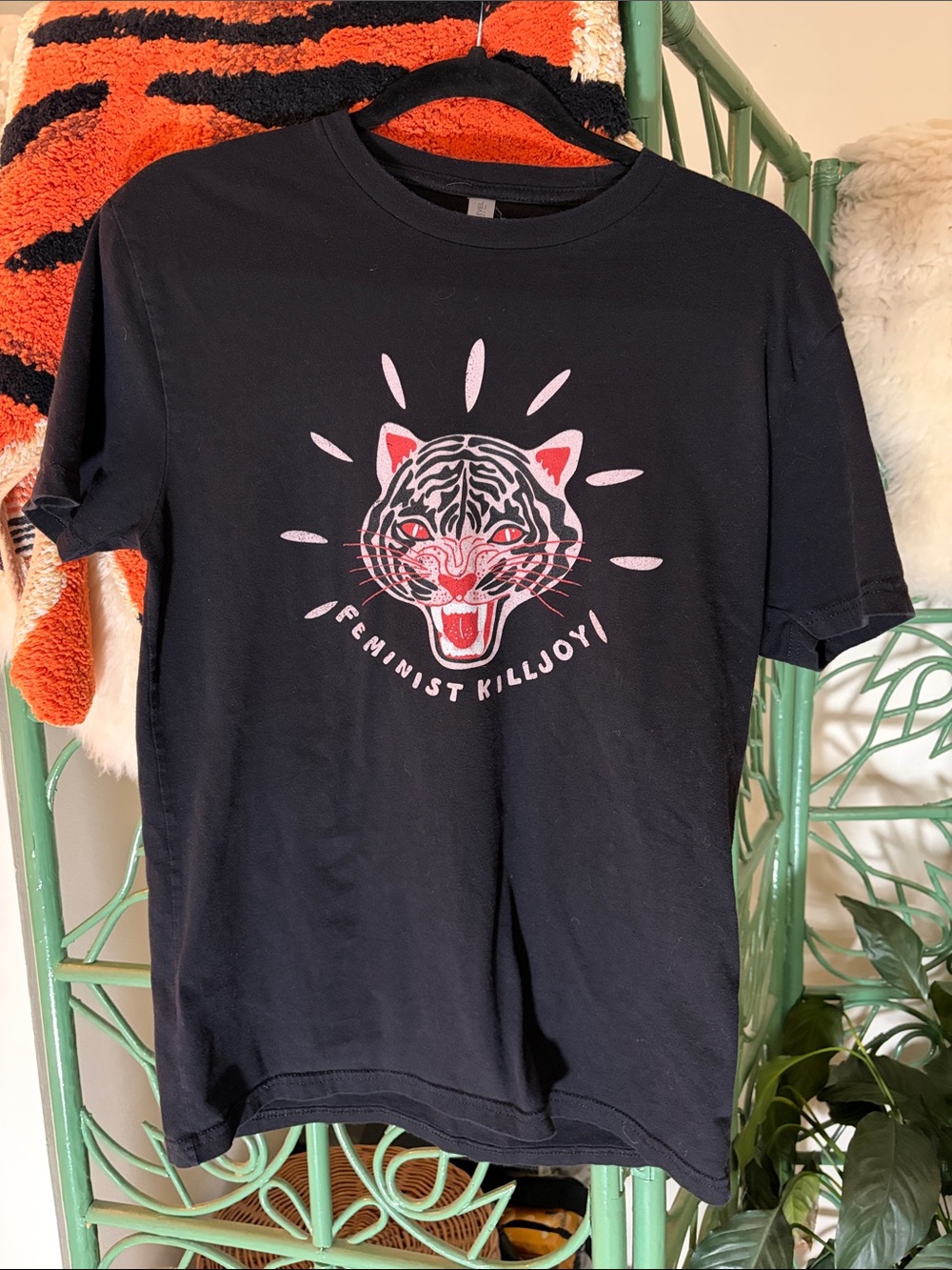 Feminist Killjoy Black Graphic Cotton Tee